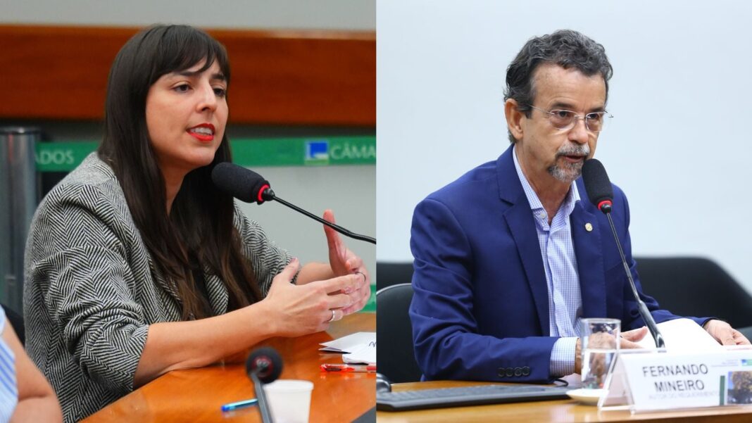 Natália e Mineiro assinam projetos contra machismo e violência de gênero