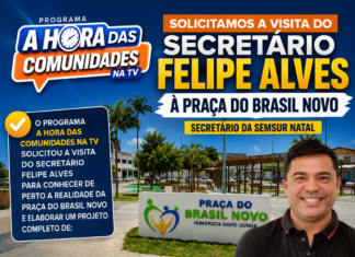 🏙️ Programa A Hora das Comunidades solicita visita à Praça do Brasil Novo